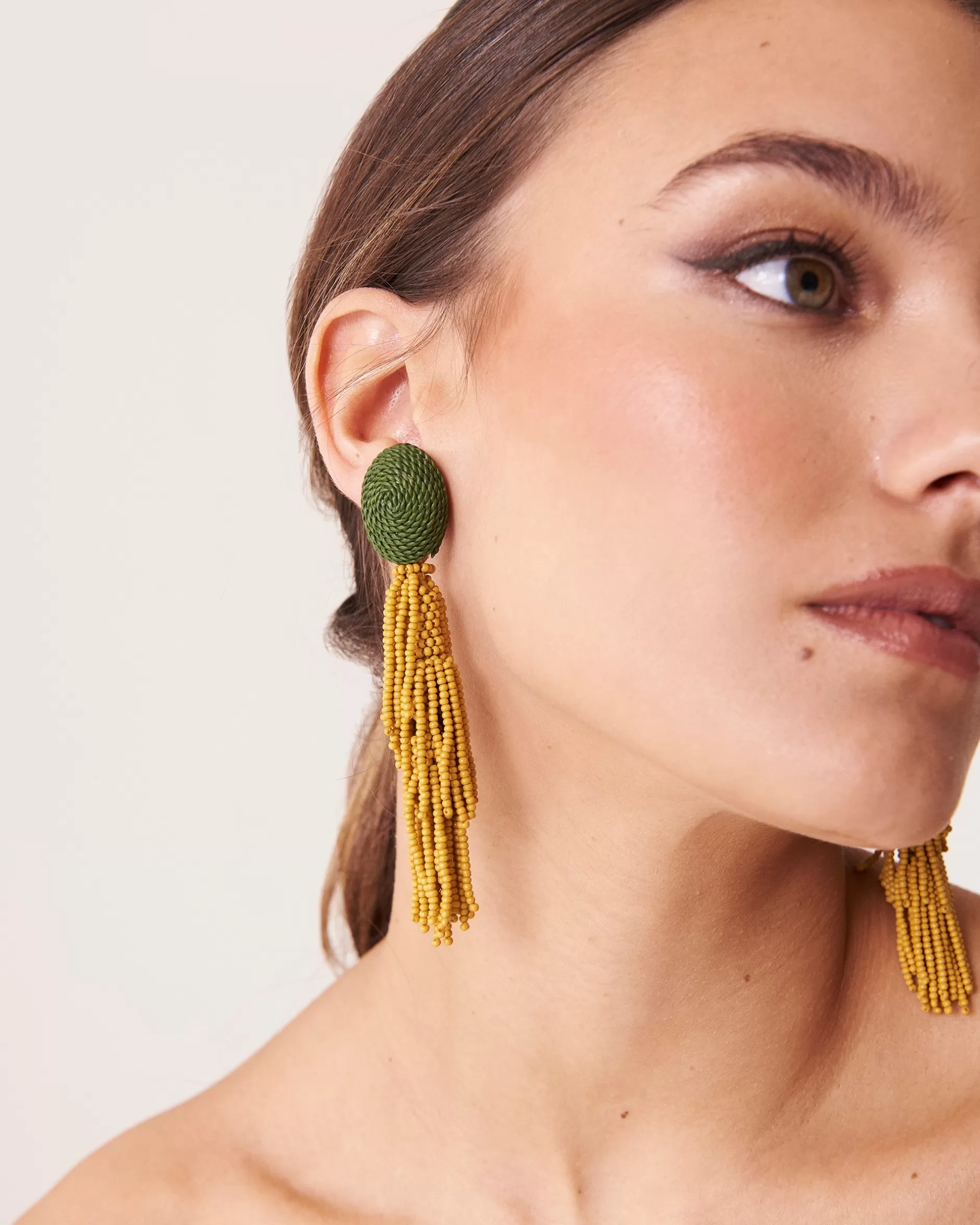 Lady Pipa Joyas-Pendientes Flecos
